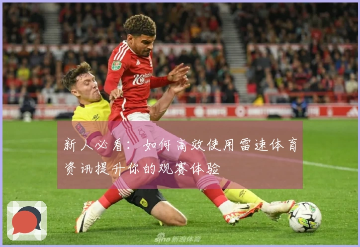 新人必看：如何高效使用雷速体育资讯提升你的观赛体验